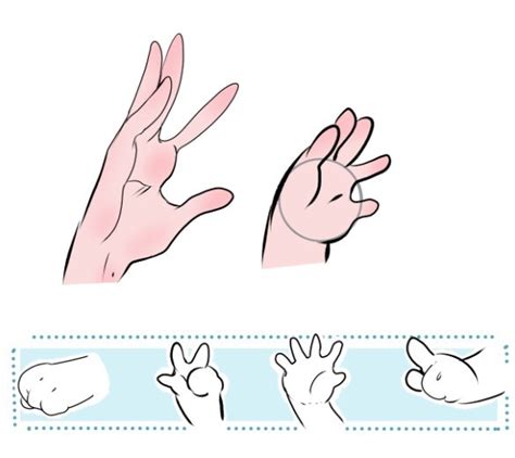 Image result for Basic Chibi Hand Tutorial