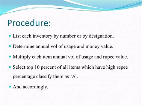 Inventory Control Procedures 的图像结果