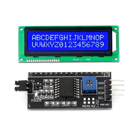 Zestrol 16 x 2 (JHD162A) Blue/White color DC 5V Character LCD display ...