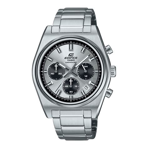 CASIO EDIFICE EFB-730D-7AVUDF Silver Analog Dial Men's Watch ...