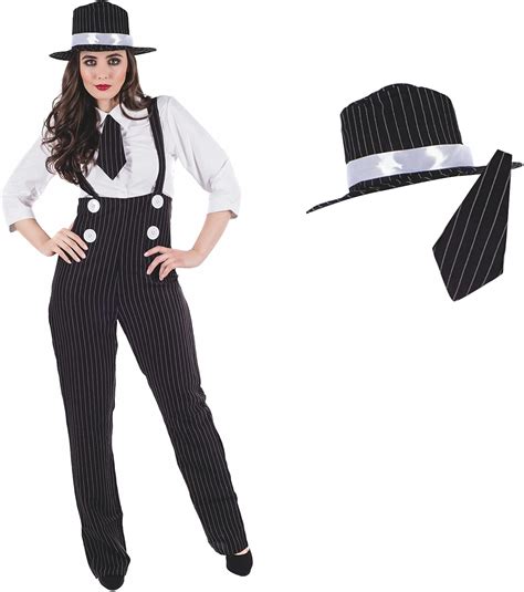 Buy Fun Shack Female 1920 Gangster Costume Women Gangsta Mafia Boss ...