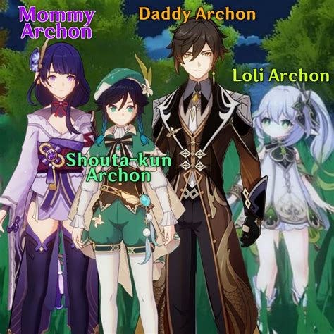 The Archons: Genshin Impact | HoYoLAB