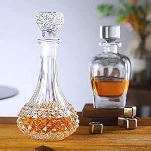 SODUKU Italian Premium Crystal Clear Whiskey Decanter - Perfect for ...