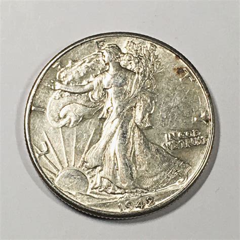 1942 Silver Walking Liberty Half Dollar*Better Grade | Property Room