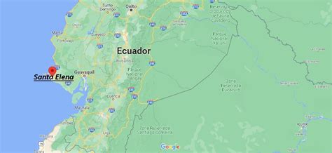 ¿Dónde está Santa Elena Ecuador? Mapa Santa Elena - ¿Dónde está la ciudad?