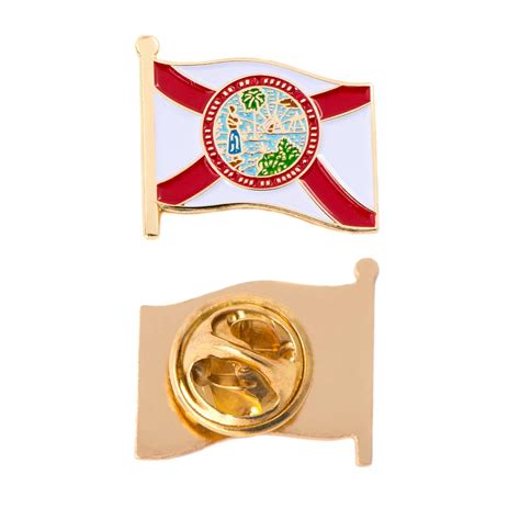 Buy Florida FL State Flag Lapel Pin Enamel Made of Metal Souvenir Hat ...