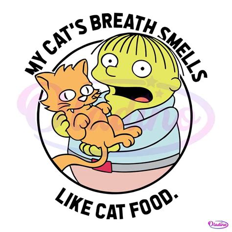 Ralph Wiggum My Cats Breath Smells Like Cat Food Svg - Free Download