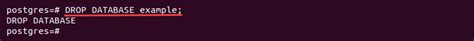 Image result for Drop Database PostgreSQL