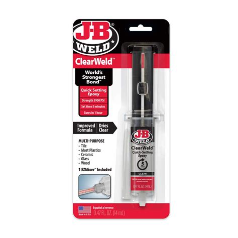Buy J-B Weld ClearWeld Syringe Epoxy 14 ml from Dollar General - Instore