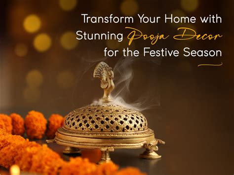 Transform Your Home with Stunning Pooja Decor for the Festive Season ...