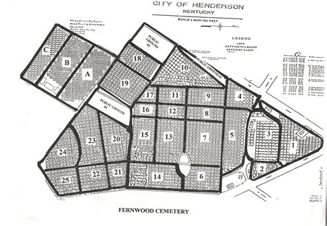 Cemetery Maps | Henderson, KY - Official Website