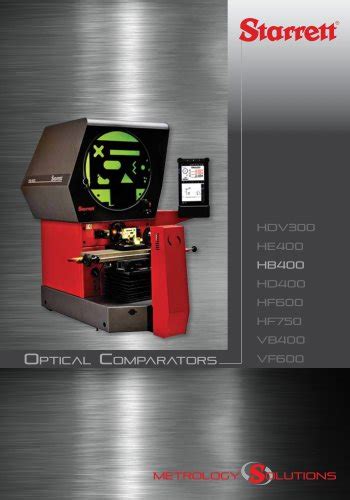 HB400 - STARRETT - PDF Catalogs | Technical Documentation | Brochure