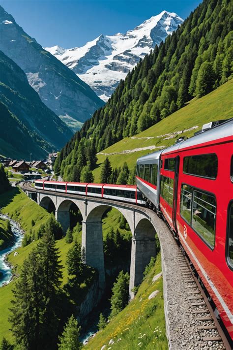 Glacier Express: Scenic Swiss Rail Adventure | Beautiful places to travel, Switzerland travel ...