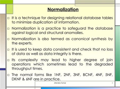 Normalization DBMS 的图像结果