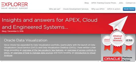 Image result for Oracle Data Visualization Examples