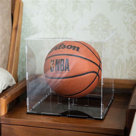 Amazon.com: Noamus Basketball Display Case, Free Assembly Acrylic Glass ...