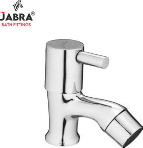 JABRA JB-BH-011-FLRA Flora Brass Pillar Cock Tap Deck Mounted Bathroom ...