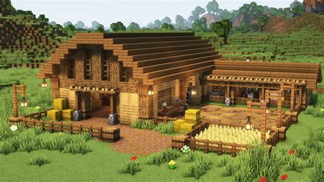 Aesthetic Animal Barn Design Ideas in Minecraft - TBM | TheBestMods ...