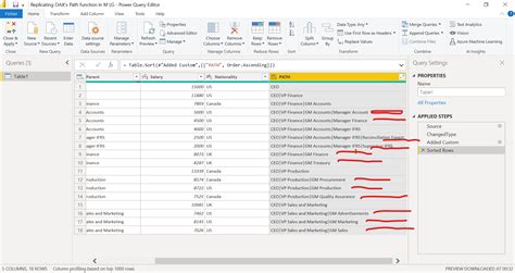 DAX's PATH function equivalent Custom Column in Po... - Microsoft ...