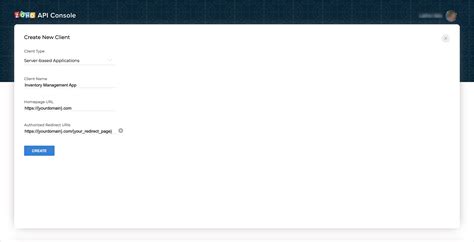 Image result for Client ID Zoho API Console