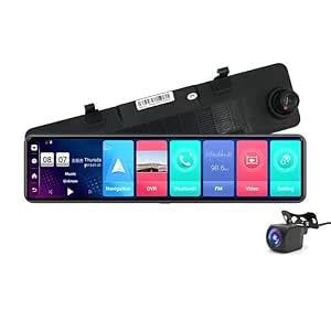 TECHDASH Android Dash Camera -Full HD Front and Rear Cameras | WiFi ...