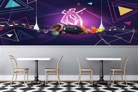 Avikalp MWZ3468 Music Singers Instruments HD Wallpaper for Disco Club ...