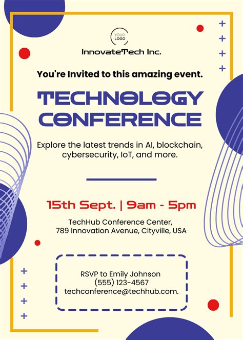 Technology Graphics for Invitation Card 的图像结果