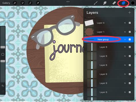 Procreate Layers Tutorial 的图像结果