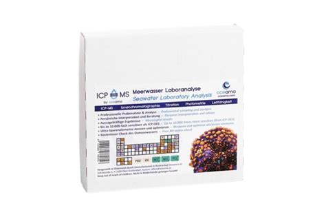 Oceamo ICP-MS Meerwasseranalyse ICP-Tests und Zusätze [kaufen ...