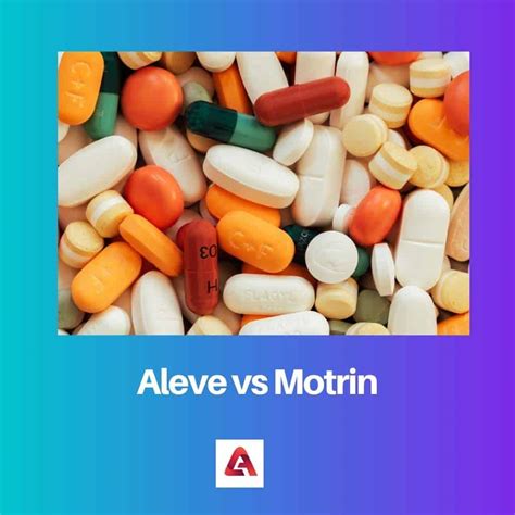 Aleve vs Motrin: Difference and Comparison