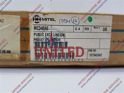 MITEL PUBLIC EXCHANGE TRUNK CARD MC340AE REV C | United Marine Services