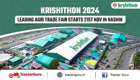 Krishithon 2024: Leading Agri Trade Fair Starts 21st Nov in Nashik