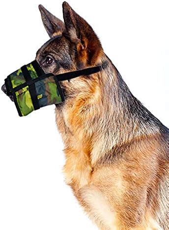 Sage Square Net Muzzle Dog - Secure & Breathable Dog Muzzle for Safe ...