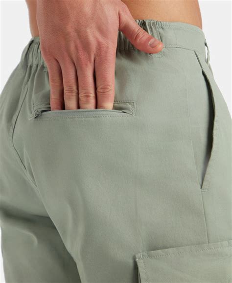 Buy Super Combed Cotton Woven Regular Fit Cargo Jogger with Seven ...