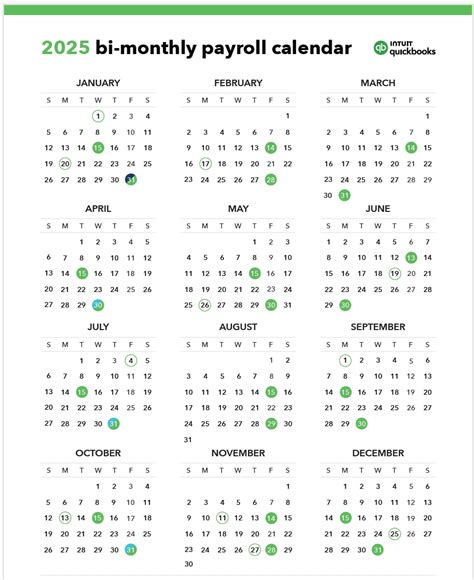 Payroll Calendar Templates for 2025-2026 | QuickBooks Canada