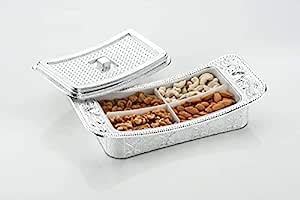 DARSHAN EXIM Beautiful Designer Mukhwas Dry Fruit Box Serving Tray ...