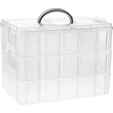 Image result for 3 Tier Stackable Storage Container