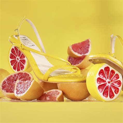 The Grape Escape Heels | Orange Grapefruit Shaped Heels | House Of Prisca