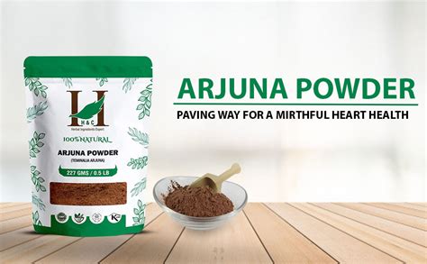 Buy H&C Herbal Ingredients Expert Natural Arjuna Chhal/Bark Powder ...