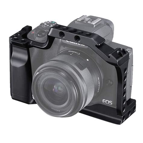 Power Smart Cage for Canon EOS M50 and M5 Camera, Aluminum Vlogging ...