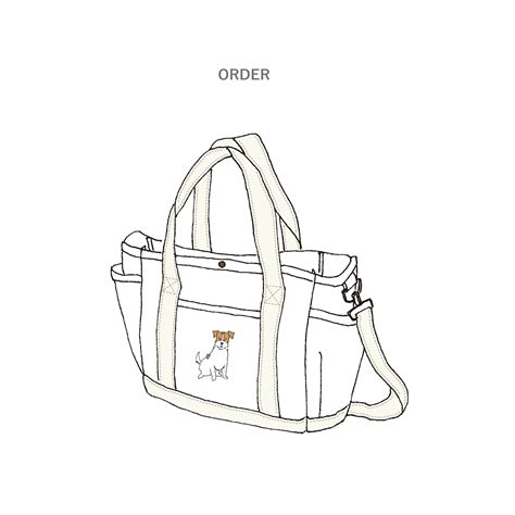 ORDER / Tote bag With shoulder strap | sora-sya