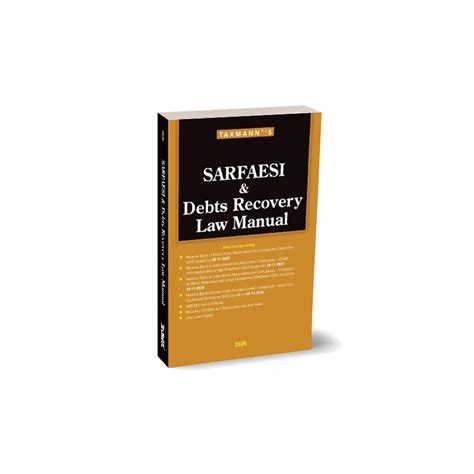 Taxmann SARFAESI & Debts Recovery Law Manual 2nd Edition Dec 2025