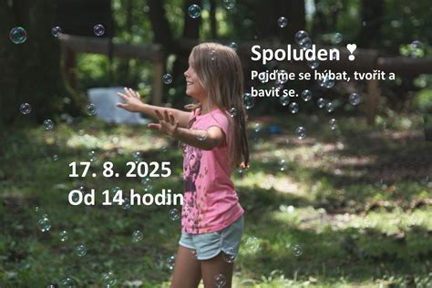 Spoluden. Pojďme se hýbat, tvořit a bavit se. ? + 2 koncerty, Hájenka ...