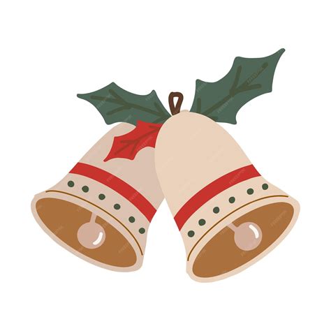 Christmas Holly Bells Clip Art