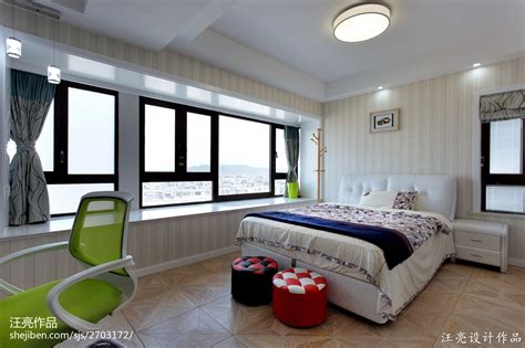 现代卧室飘窗设计图片 – 设计本装修效果图