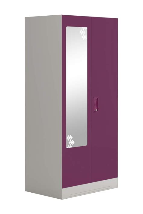 Buy GODREJ INTERIO Slimline 2 Door Steel Almirah with Locker, 1 Drawer ...