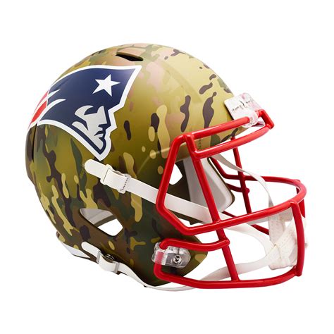 New England Patriots CAMO Full Size Replica Football Helmet – Creative ...