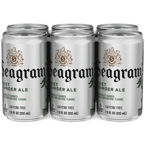 Seagram's Diet Ginger Ale, 6ct | FreshDirect