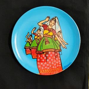 Buy Indian Traditional Dance Forms Handpainted Wall Decor Plates,wall ...
