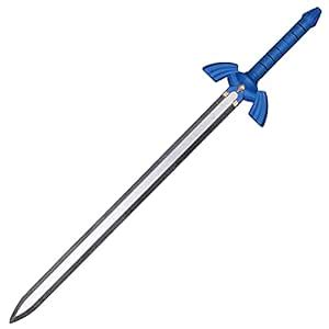Buy 41" Blue Zelda Foam Sword Hero Link Hylian Fantasy Katana LARP ...